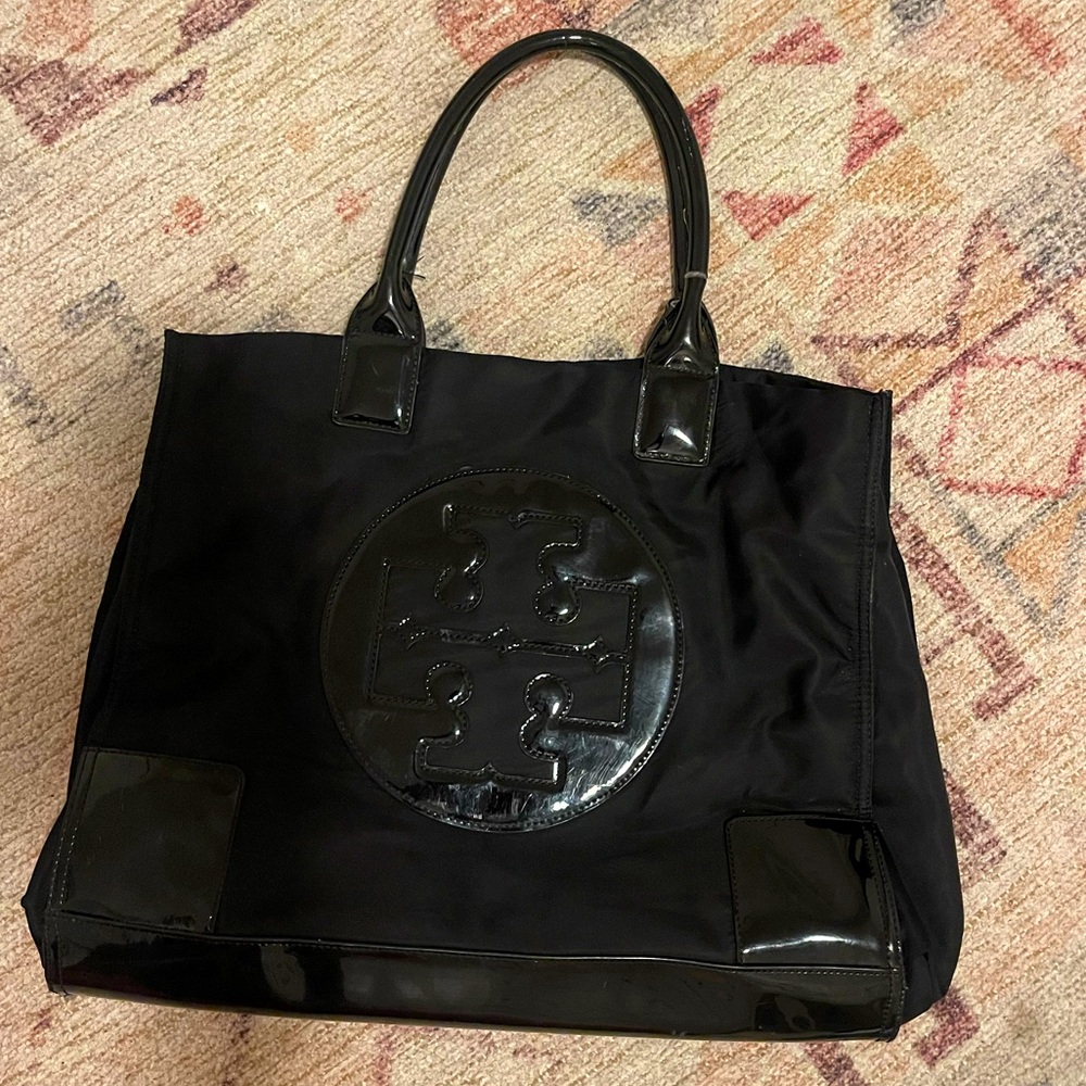 Tory Burch Black Nylon Purse